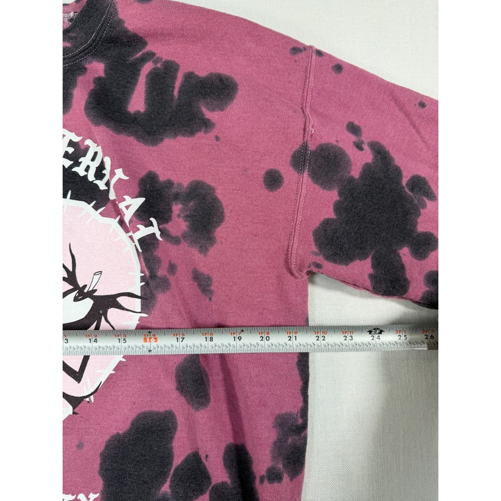 Disney Nightmare Before Christmas Jack Sally Tie Dye Sweatshirt Purple Large L - Picture 5 of 6